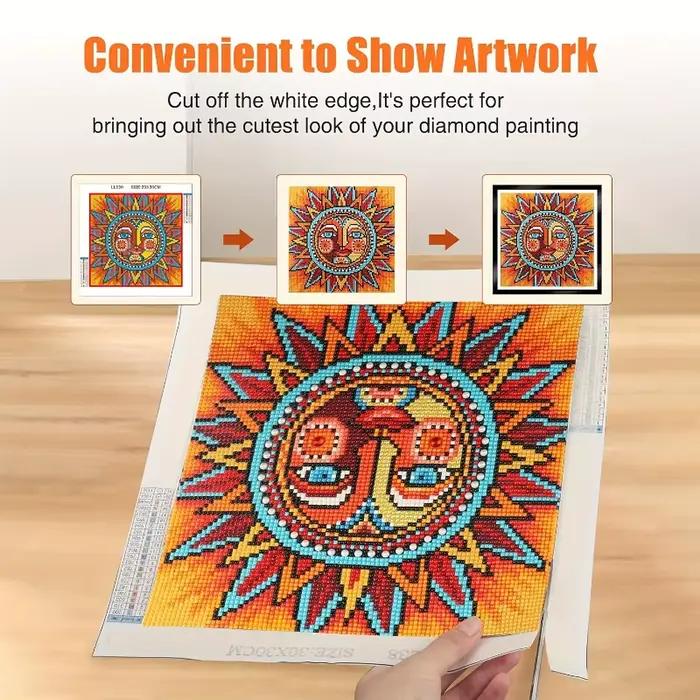 5 cadres magnétiques pour peinture diamant 30x30cm