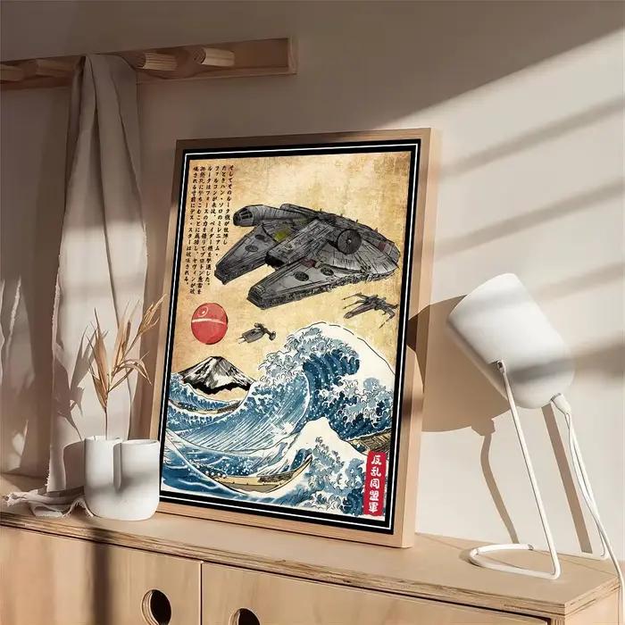 Affiche de Film s-star w-wars en papier blanc