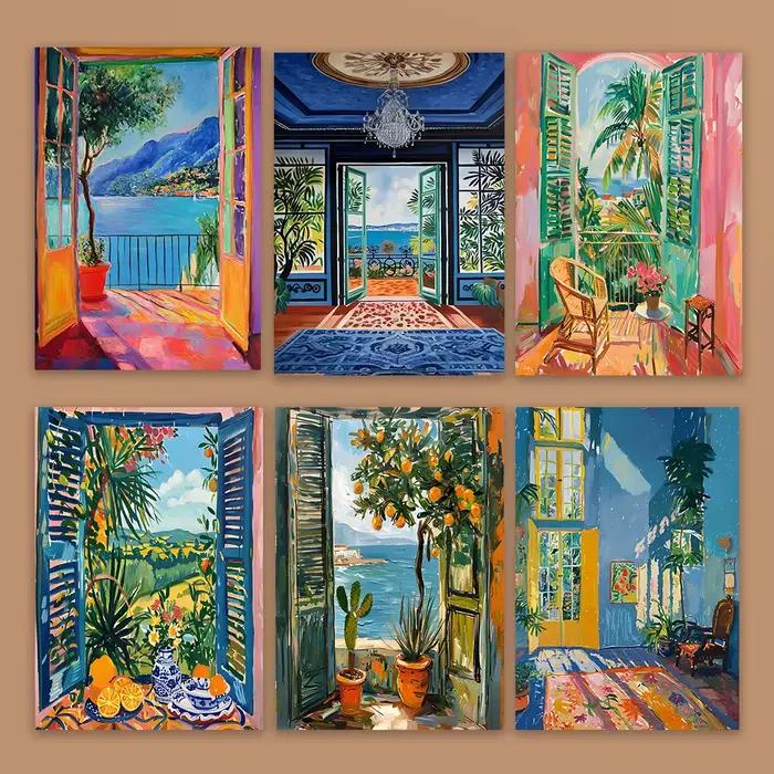 Fenêtre ouverte Henri Matisse imprimer