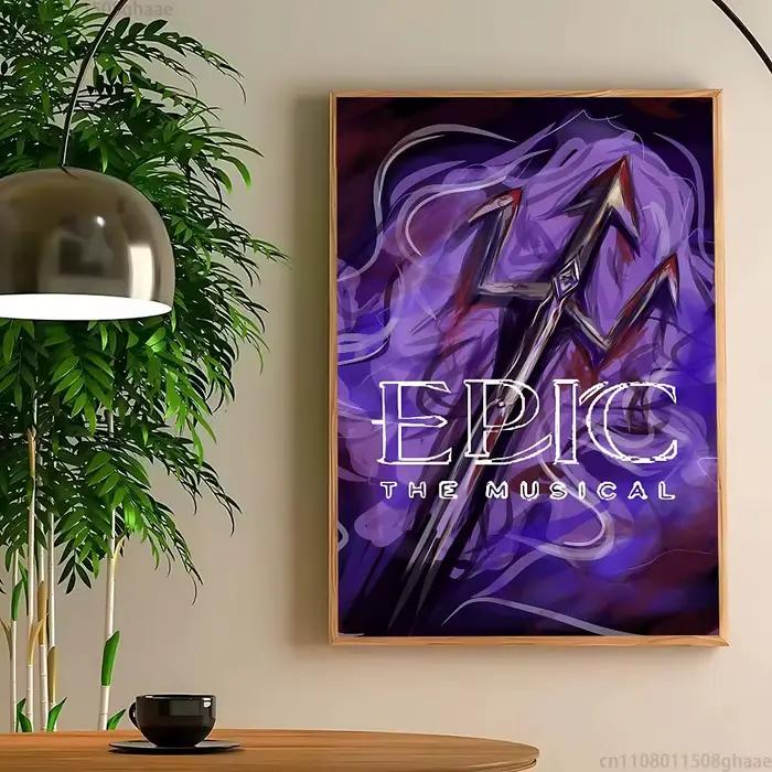 E-epique le nouveau groupe Musical affiche HD décor à la maison mur collant étanche