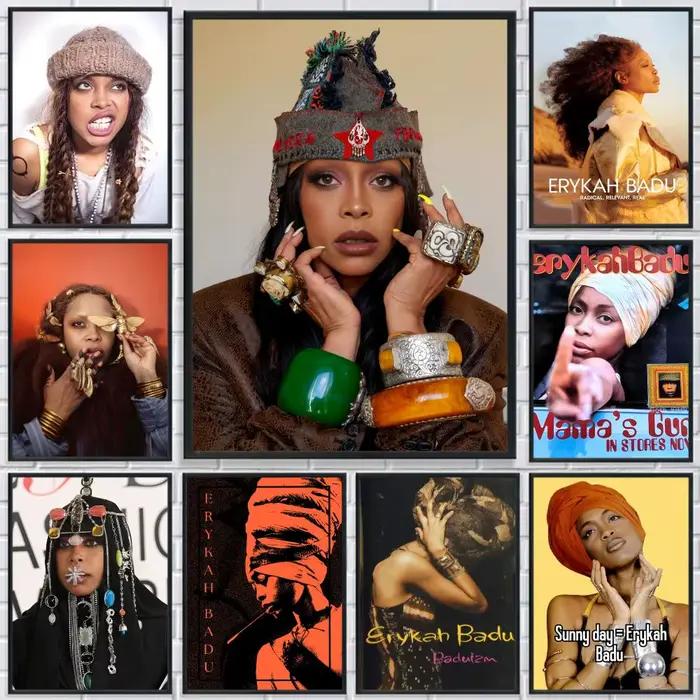 Affiche Singer Erykah B-Badu HD