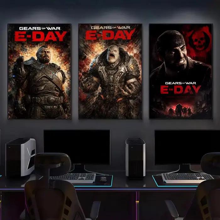 Affiche Game G-Gears of War E-Day