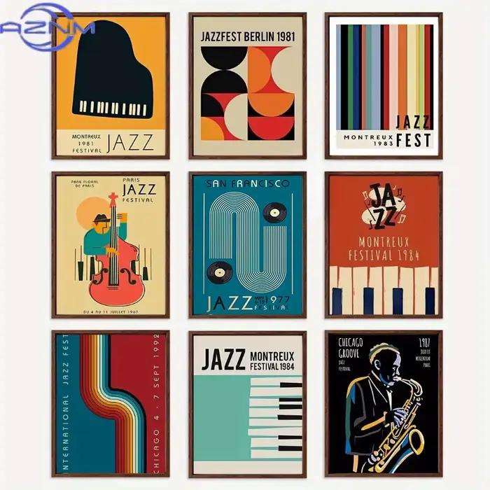 AZNM – affiche et impressions sur toile de musique jazz