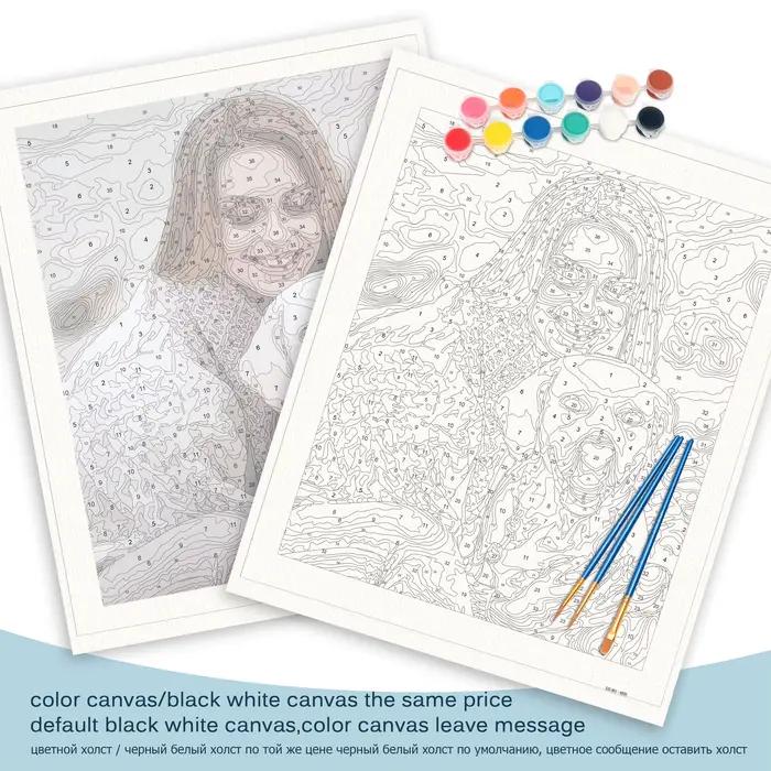 Peinture personnalisée par numéros en 24/36 couleurs