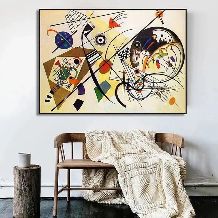 Wassily Kandinsky – peinture sur toile d'art abstrait