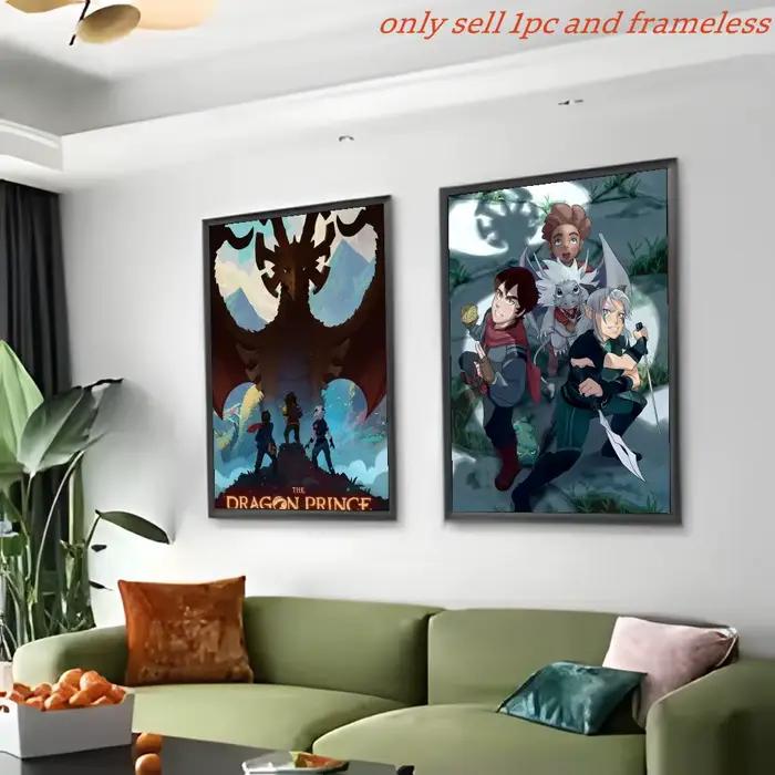Affiche de dessin animé The Dragon Prince-P