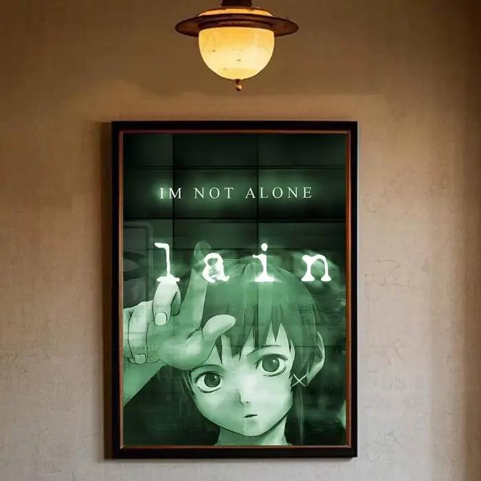 Affiche HD, peinture murale, décoration murale pour salon, décoration de la maison et cadeaux, série Hot Serial Experiments Lain Anime