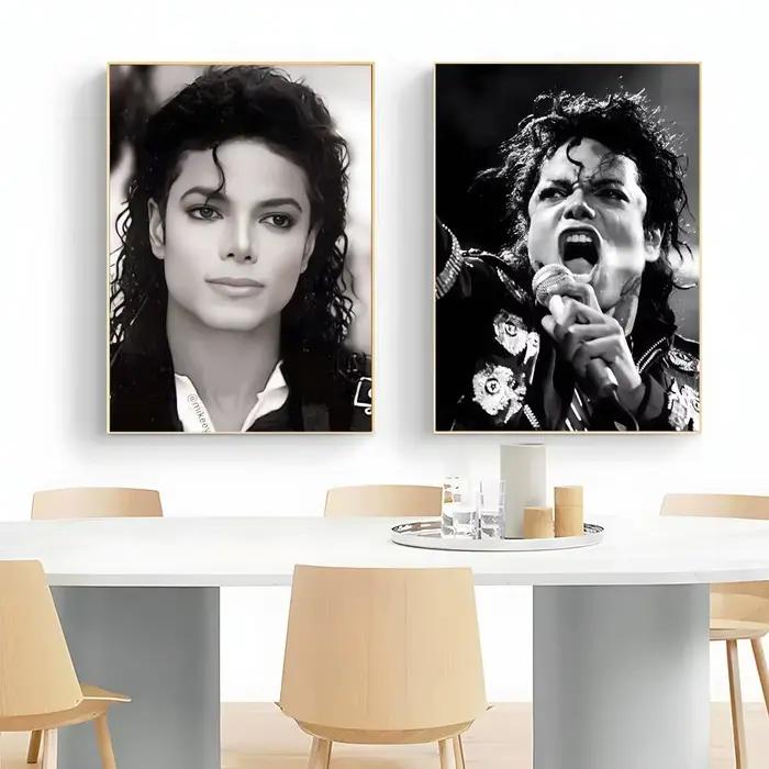 Affiche iconique du chanteur m-Michael j-Jackson