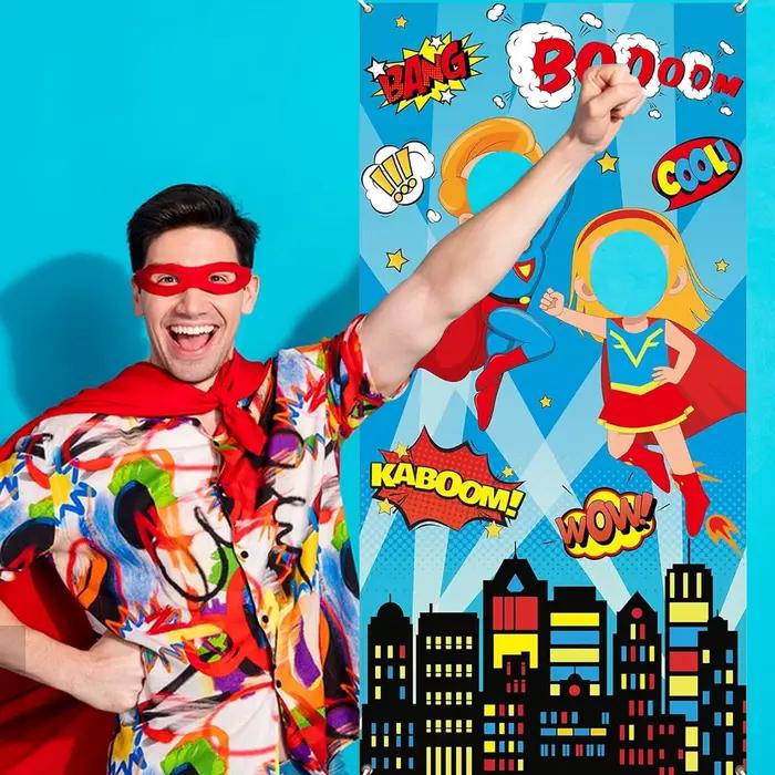 Super thème héros Photo accessoire toile de fond