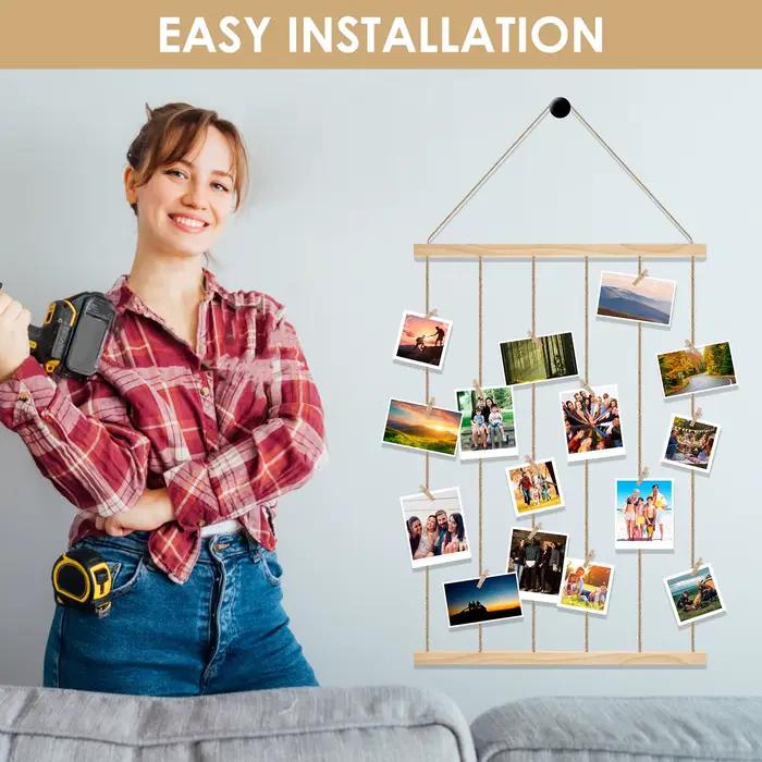 Support mural polyvalent pour affichage de photos