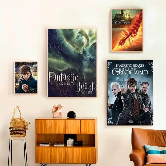 Affiche sur toile de monstres fantastiques et où les trouver