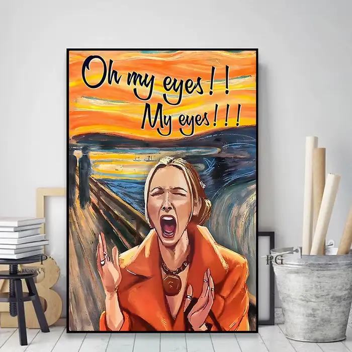 Phoebe Buffay "Oh My Eyes" drôle classique émission de télévision amis affiche toile peinture mur Art photos pour salon décor à la maison