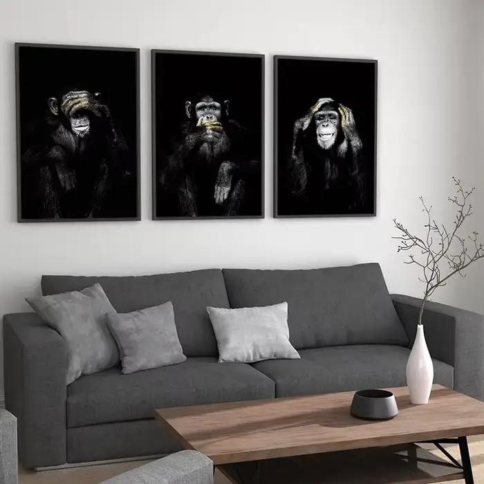 Affiches modernes d'animaux pour la décoration de la maison