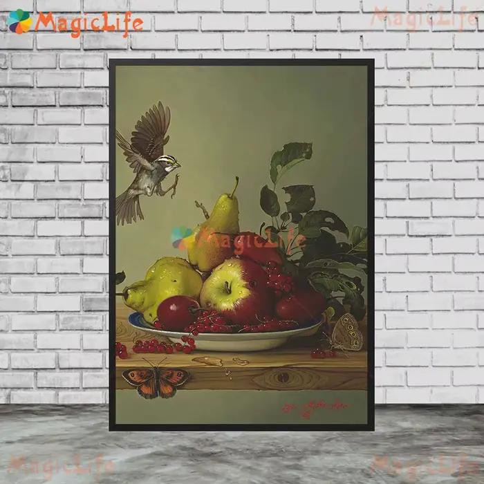 Affiches de fruits nature morte pomme