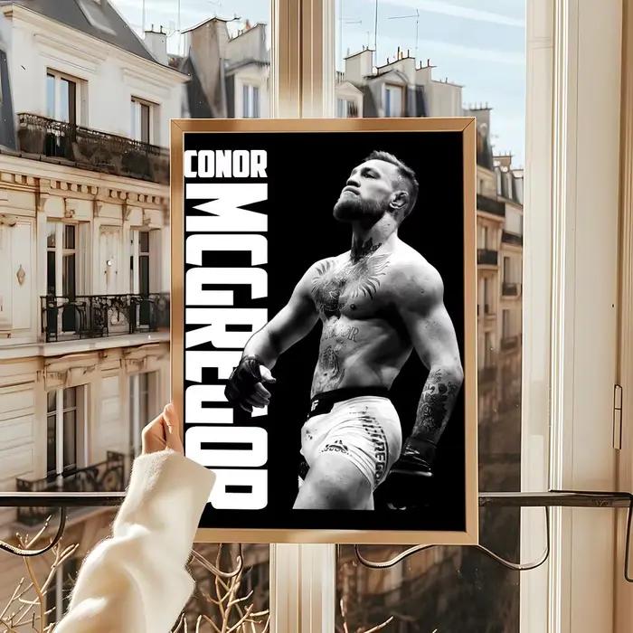 Cool C_Conor M_McGregor peinture calligraphie lin toile affiche mur Art imprime pour salon chambre bureau décoration de la maison