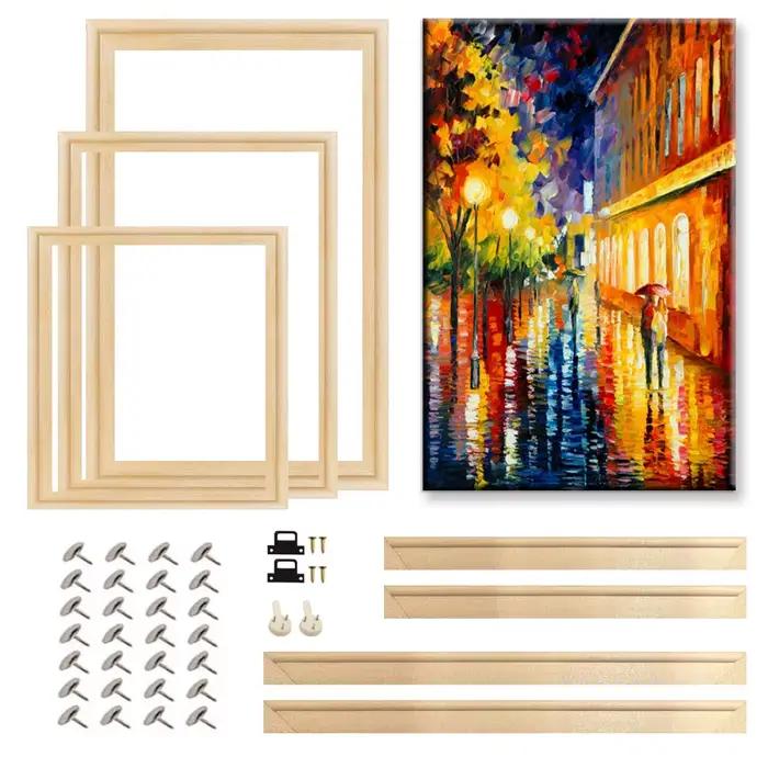 Cadre photo en bois naturel 35x55 40x60cm