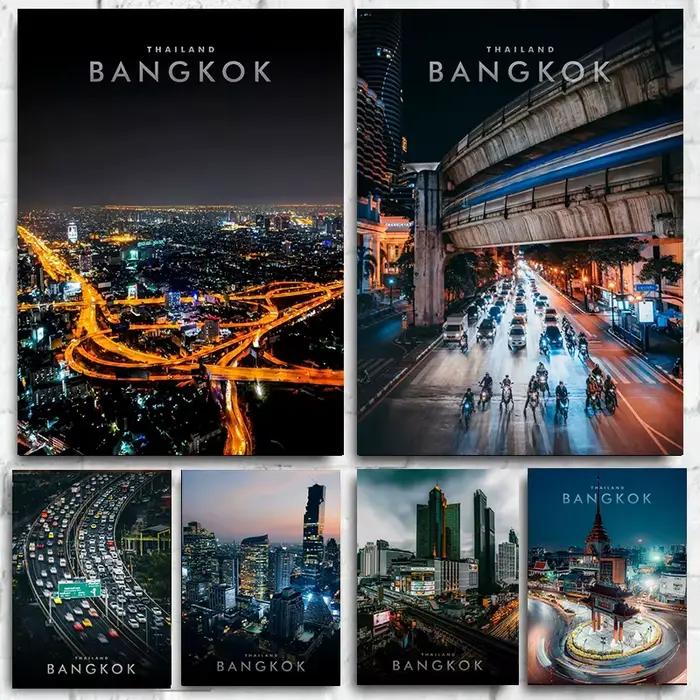 Affiches sur toile de ville de Thaïlande et de Bangkok