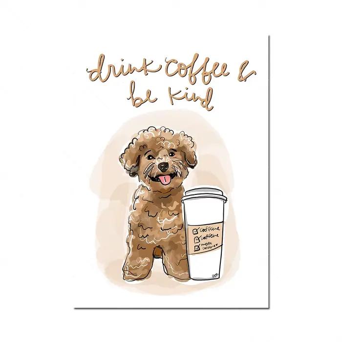 Happy Hour Art Prhonneur, Animal Art Posters, Pet Art Signs, Clicks Signs