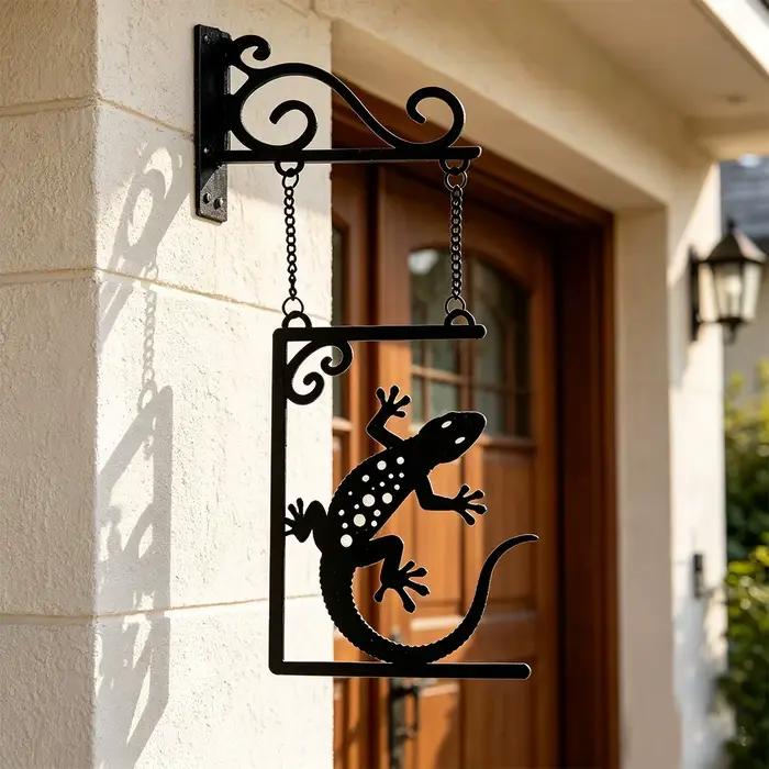 1 pièce de décoration murale en fer forgé