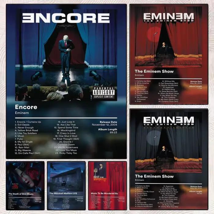 Peinture d'album musical E-Eminem