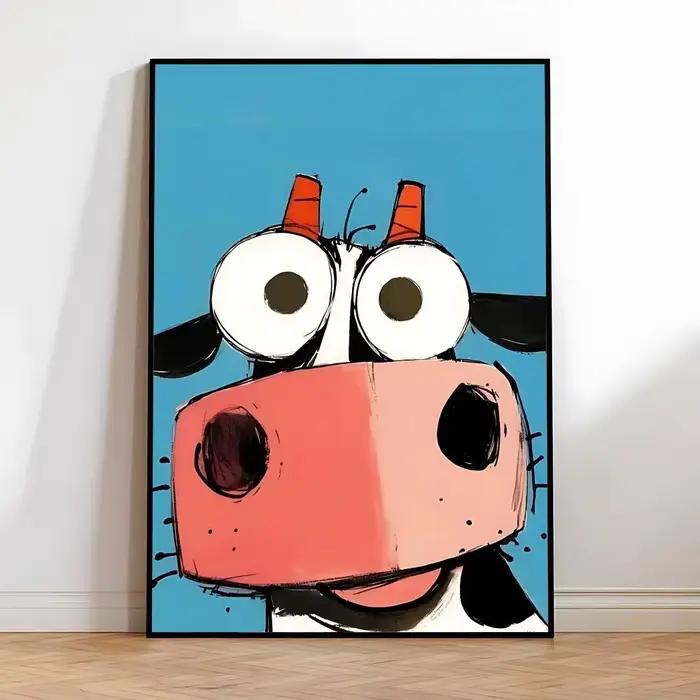 Peinture d'animaux amusants de style dessin animé
