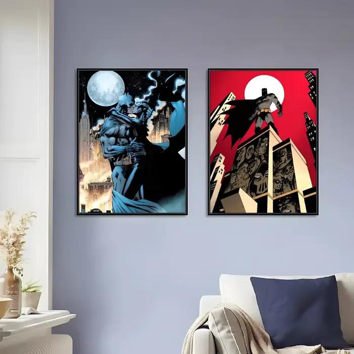 Peinture sur toile de calligraphie Cool Anime B-BatManES