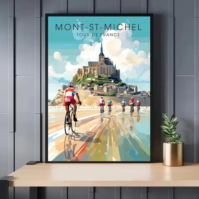 Affiche De vélo et cycliste Tour De France