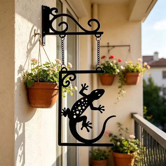 1 pièce de décoration murale en fer forgé