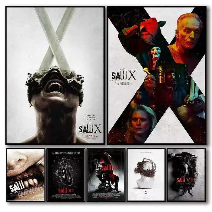 Affiche de film d'horreur Saw X populaire