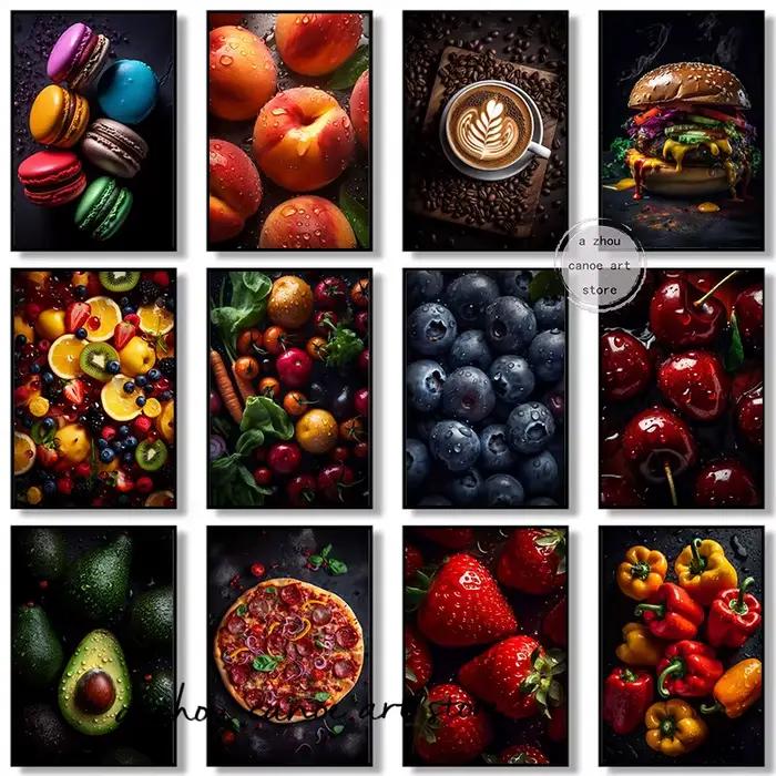 Affiches d'art de fruits frais