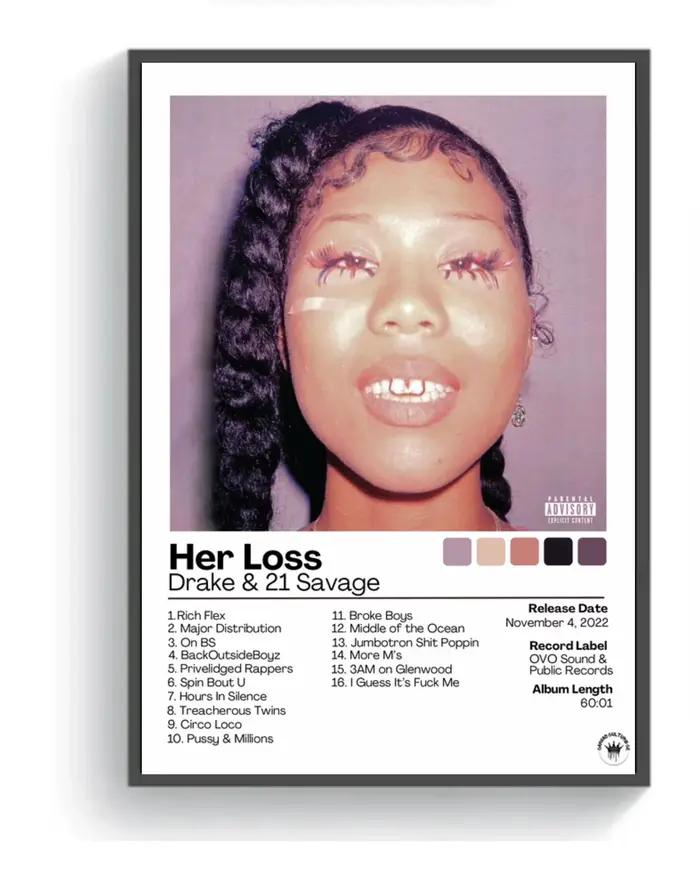 Affiche d'album de musique célèbre