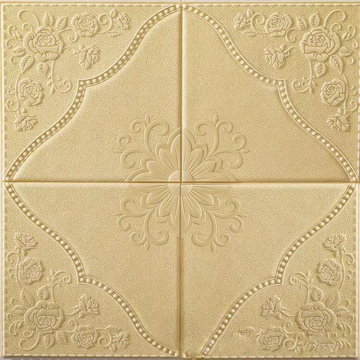 Papier peint auto-adhésif 3D pour décoration de plafond et de toit