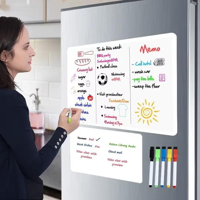 Tableau magnétique effaçable à sec A3 + A4