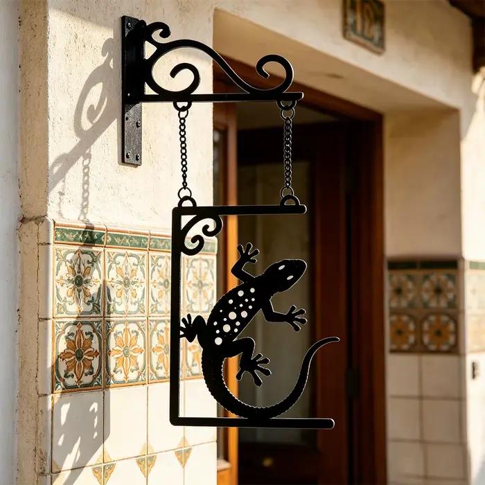 1 pièce de décoration murale en fer forgé