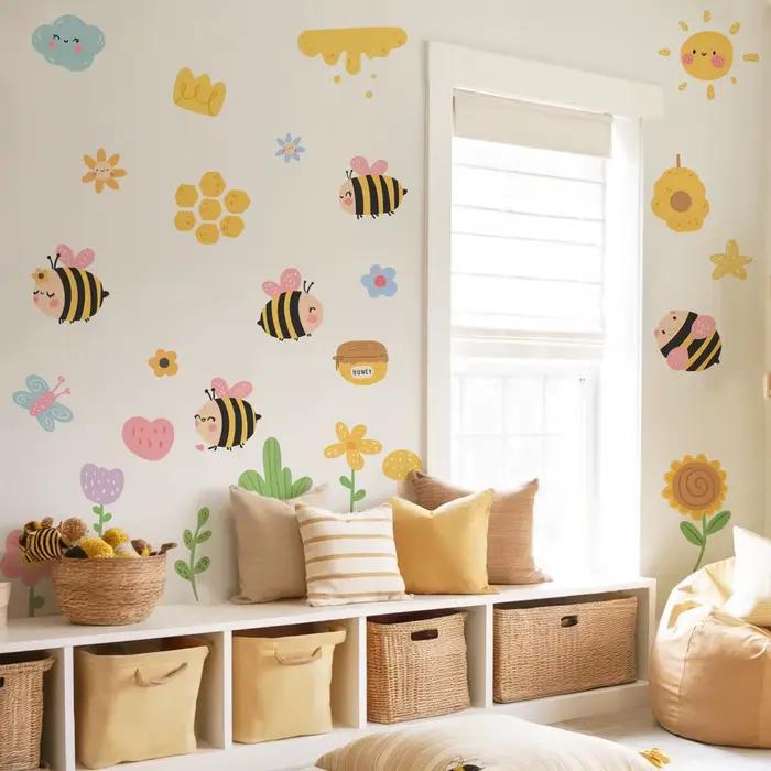 Autocollant mural en vinyle pour chambre d'enfant