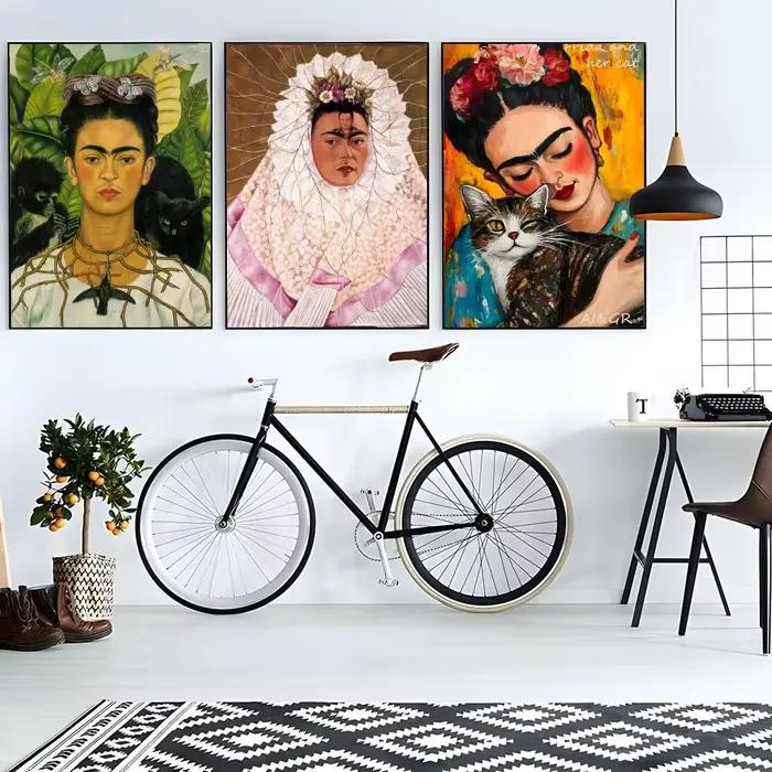Affiche artistique de la peintre Frida Kahlo