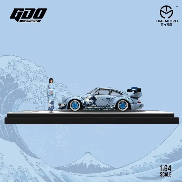 1:64 RWB964 La grande vague de Kanagawa Peinture pour collection et affichage