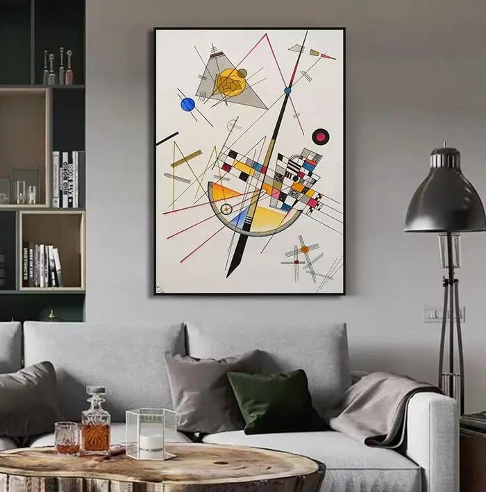 Wassily Kandinsky – peinture sur toile d'art abstrait