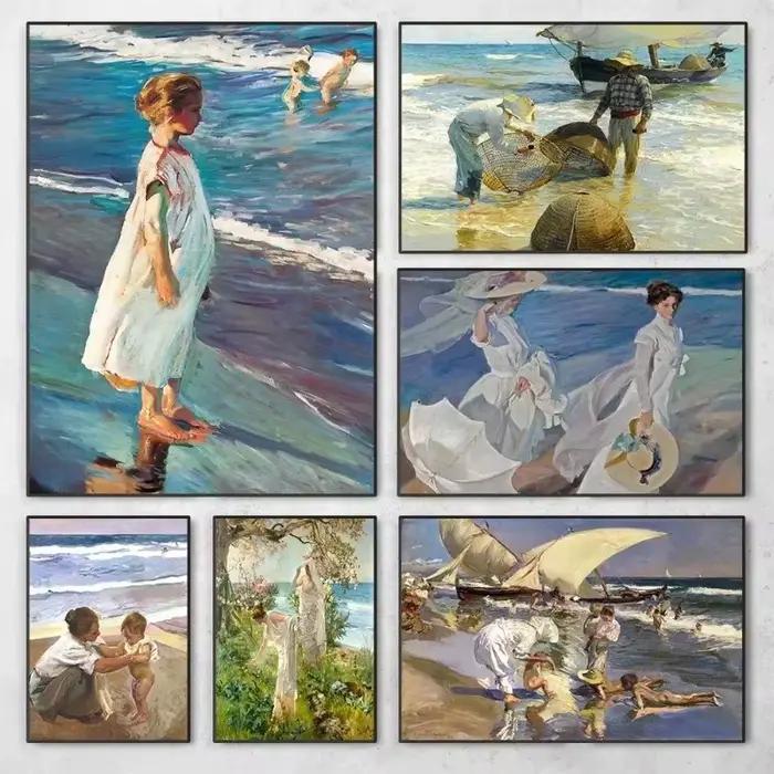 Affiches et impressions d'œuvres d'art espagnoles de Joaquín Sorolla