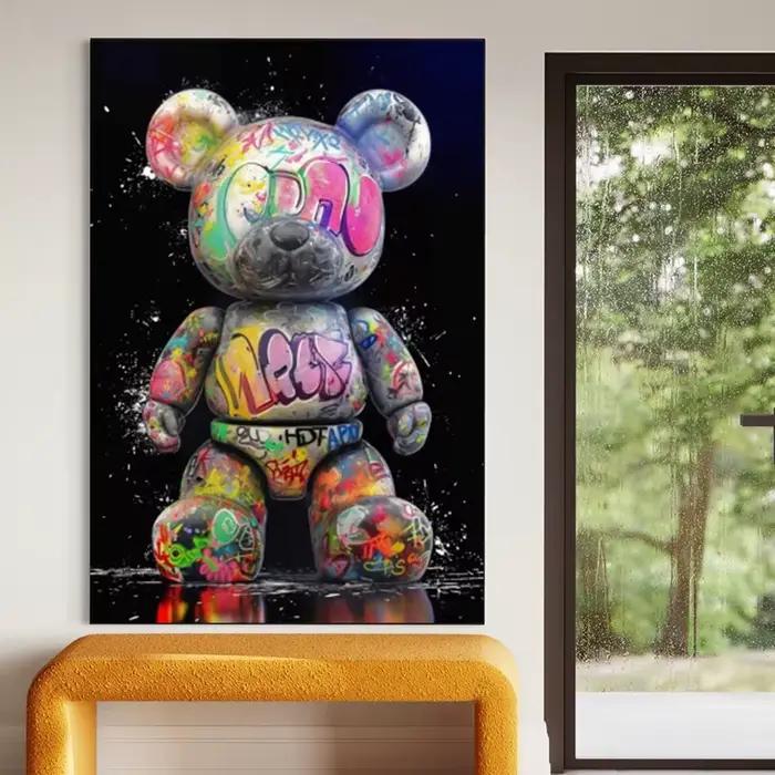 Banksy – toile de Graffiti murale