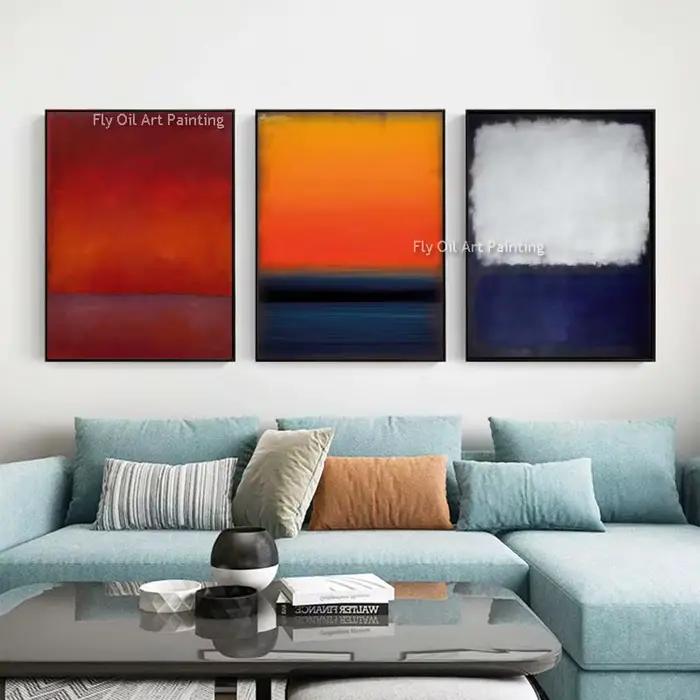 Rothko-Peinture à l'huile sur toile