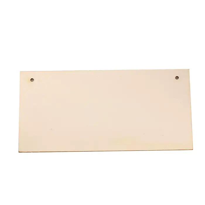 Panneau d'affichage en bois esthétique
