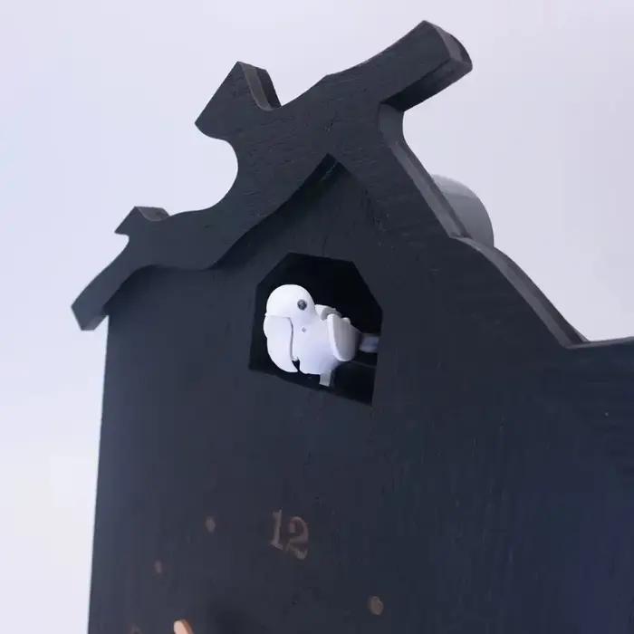 Horloge murale créative et élégante en forme de maison de coucou