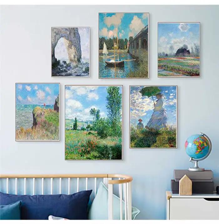 Affiche d'artiste impressionniste de Claude Monet