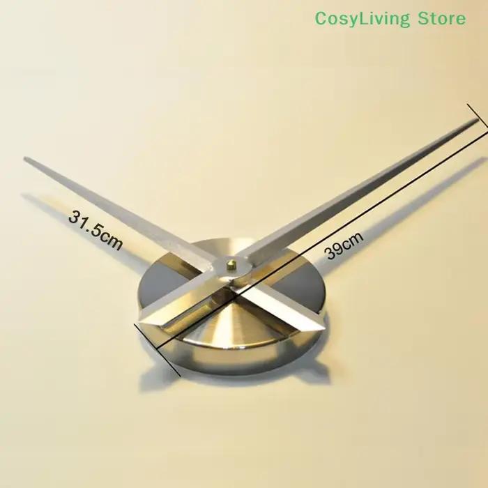 1 ensemble d'horloge murale 3D Simple
