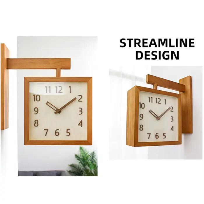 Horloge d'angle Double face