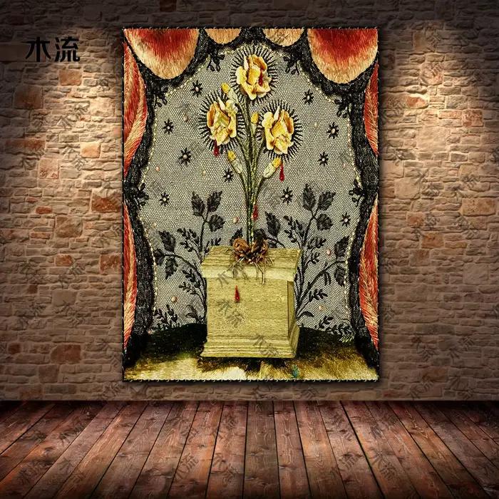 Peinture sur toile d'art mural gothique