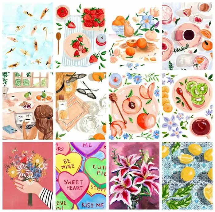 Peinture à l'huile par numéros pour adultes