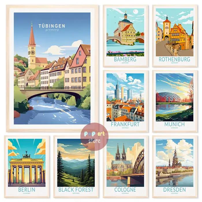 Affiche de Voyage sur Toile de Berlin