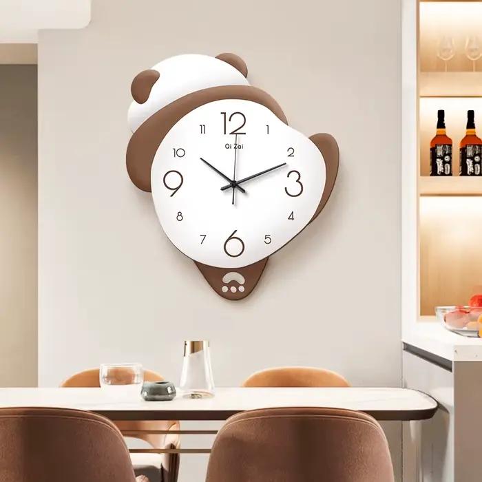 Animal Kawaii horloge murale Unique salon pendule mignon